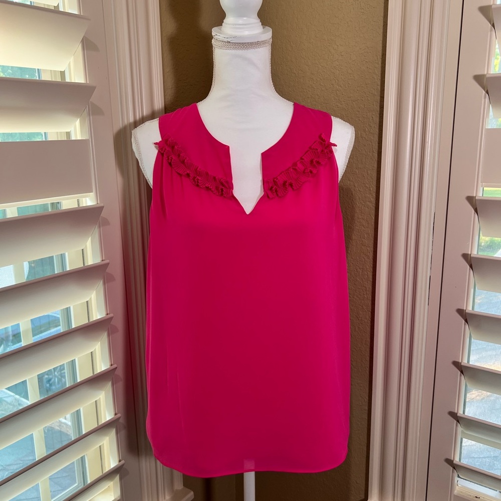 Naked Zebra Vibrant Pink Blouse